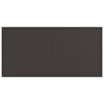 Garden Dining Set 7 pcs Brown Polypropylene