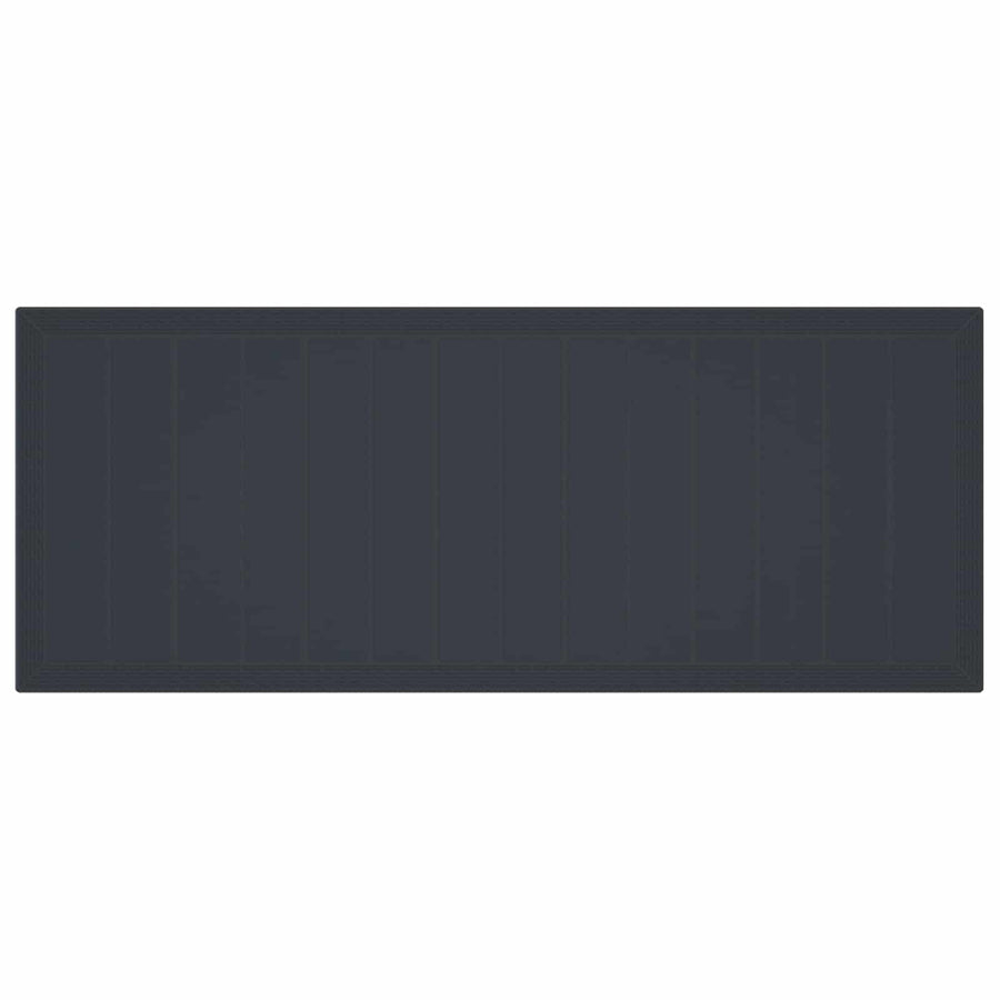 Garden Dining Set 9 pcs Anthracite Polypropylene