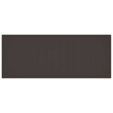 Garden Dining Set 9 pcs Brown Polypropylene - Rear View