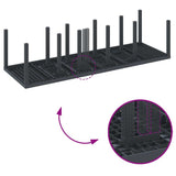 Garden Dining Set 11 pcs Anthracite Plastic - Extra Image