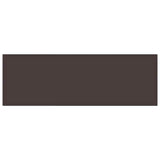 Garden Dining Set 11 pcs Brown and Taupe Poly rattan - Rear View
