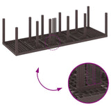 Garden Dining Set 11 pcs Brown and Anthracite Rattan - Extra Image