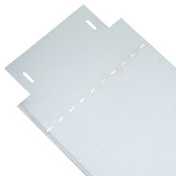 Lawn Edgings 5 pcs Silver 100 x 25 x 0,07 cm Galvanised Steel