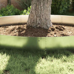 Lawn Edgings 5 pcs 100 x 25 x 0,07 cm Galvanised Steel Silver