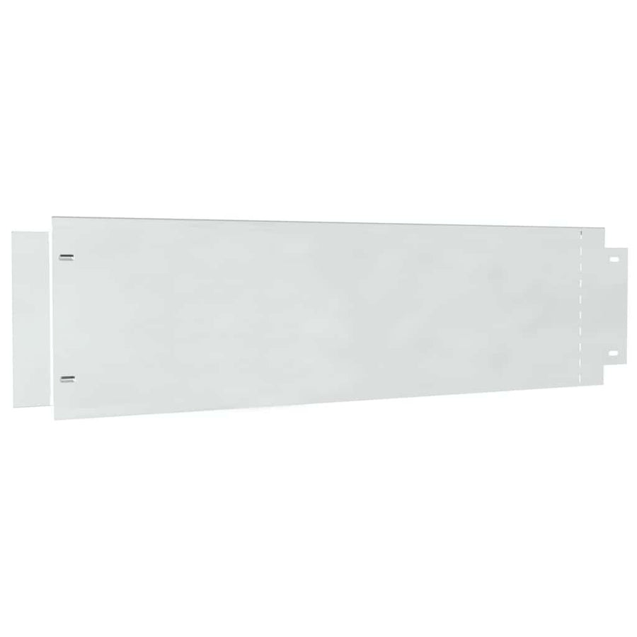 Lawn Edgings 5 pcs 100 x 25 x 0,07 cm Galvanised Steel Silver