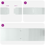 Lawn Edgings 5 pcs Silver 100 x 25 x 0.07 cm Galvanised steel - Extra Image