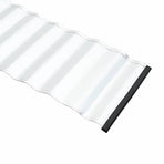 Lawn Edge 1000 x 20 x 0.03 cm Galvanised Steel Silver