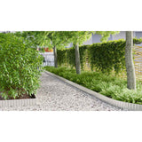 Lawn Edge Silver 1000 x 20 x 0.03 cm - Top-Down View