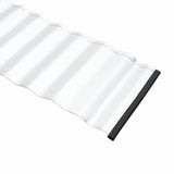 Lawn Edge Silver 1000 x 25 x 0.03 cm - Rear View