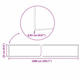 Lawn Edge Silver 1000 x 25 x 0.03 cm - Extra Image