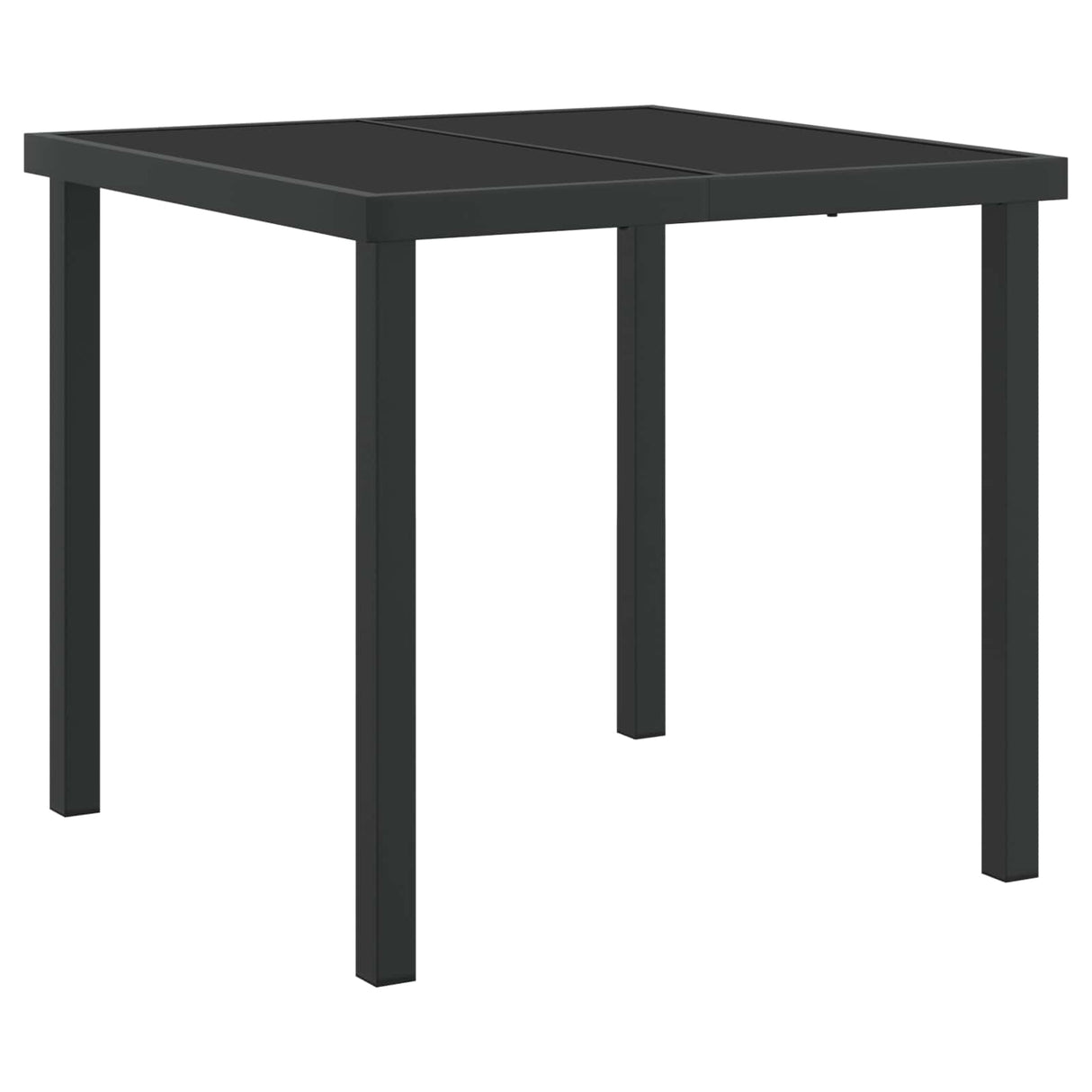 Garden Dining Set 5 pcs Anthracite Powder-Coated Steel