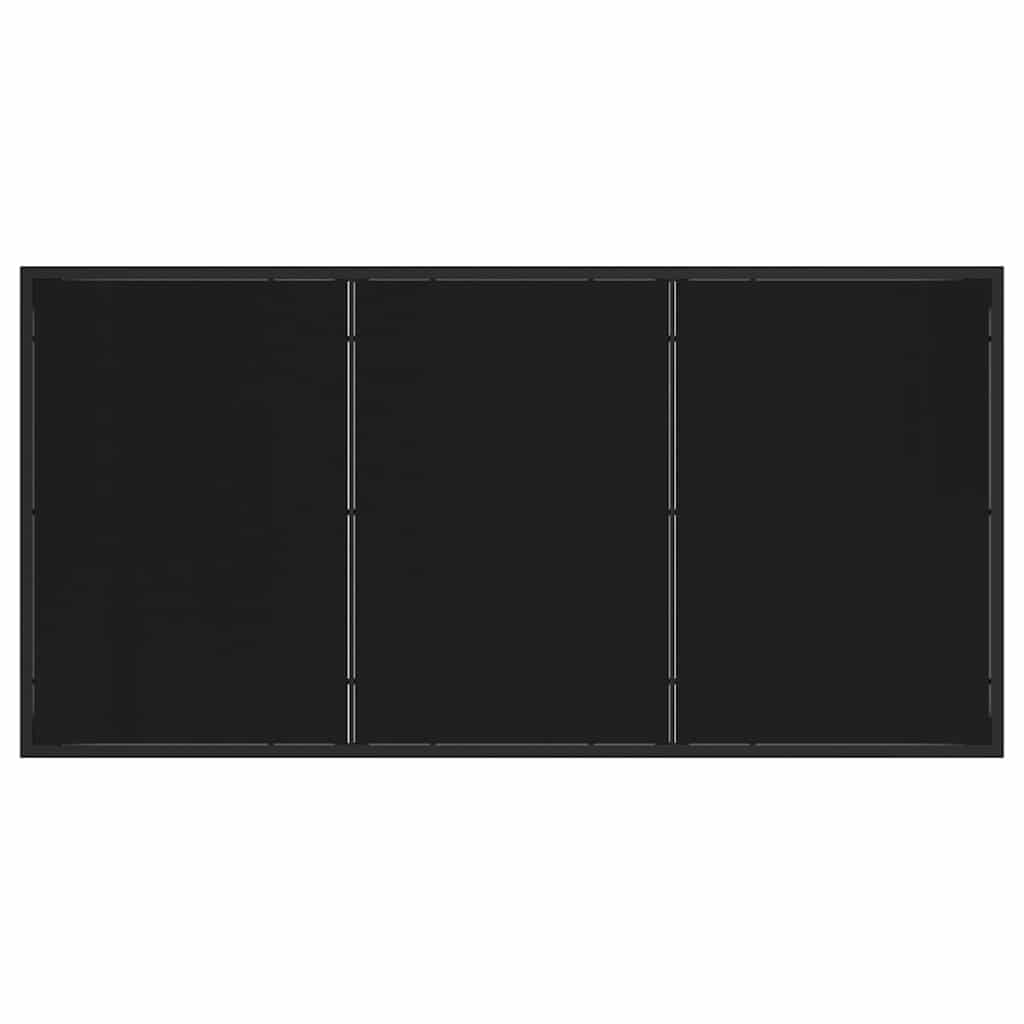 Garden Dining Set with Cushion 5 pcs Black Rattan