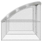 Chicken Cage 2 pcs Silver 400 x 200 x 200 cm Steel and PE
