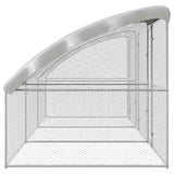 Chicken Cage 3 pcs Silver 600 x 200 x 200 cm Steel and PE