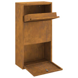 Parcel Drop Box Rusty 44 x 22 x 82 cm Weathering Steel