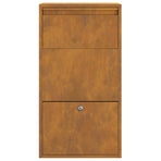 Parcel Drop Box Rusty 44 x 22 x 82 cm Weathering Steel