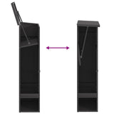 Parcel Drop Box with Storage Black 44,5 x 29 x 110,5 cm Steel - Extra Image
