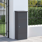 Parcel Drop Box with Door Anthracite 44,5 x 29 x 110,5 cm Steel