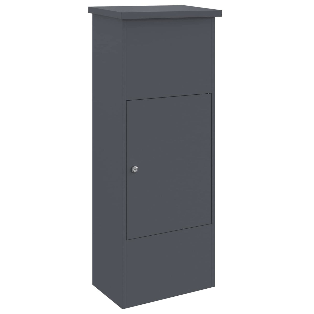 Parcel Drop Box with Door Anthracite 44,5 x 29 x 110,5 cm Steel