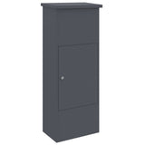 Parcel Drop Box with Door Anthracite 44,5 x 29 x 110,5 cm Steel - Front View