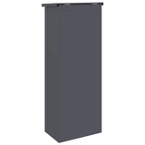 Parcel Drop Box with Door Anthracite 44,5 x 29 x 110,5 cm Steel - Close-Up Angle