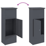 Parcel Drop Box with Door Anthracite 44,5 x 29 x 110,5 cm Steel - Extra Image
