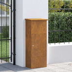 Parcel Drop Box Rusty 44,5 x 29 x 110,5 cm Weathering Steel