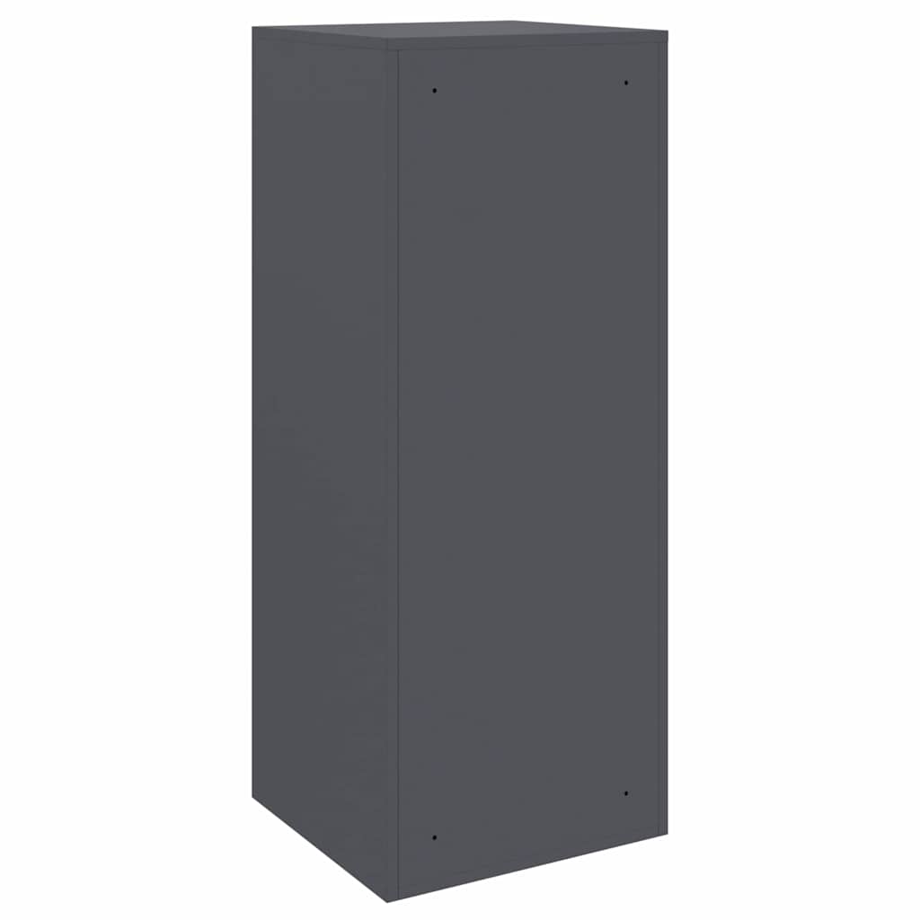 Parcel Drop Box with Storage Anthracite 41 x 38 x 103 cm Steel