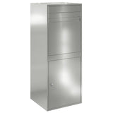 Parcel Drop Box Silver 47.5 x 38 x 59 cm Galvanised Steel