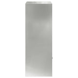 Parcel Drop Box Silver 47.5 x 38 x 59 cm Galvanised Steel - Rear View