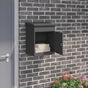 Parcel Drop Box with Storage Black 47.5 x 38 x 59 cm Steel