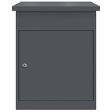 Parcel Drop Box with Storage Anthracite 47.5 x 38 x 59 cm Steel - 45-Degree Angle