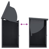 Parcel Drop Box with Storage Anthracite 47.5 x 38 x 59 cm Steel - Extra Image