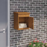 Parcel Drop Box Rusty 47.5 x 38 x 59 cm Weathering Steel