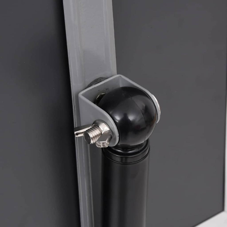 Poster Stands 2 pcs Black 45 x 32.7 x 108 cm Aluminium