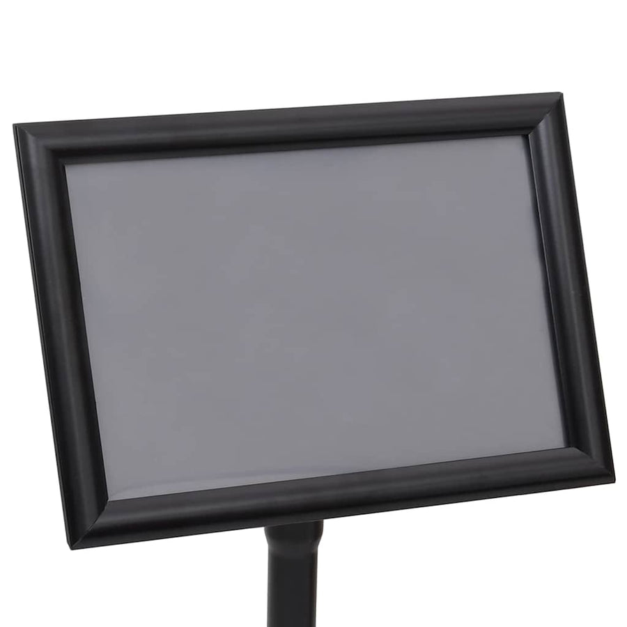 Poster Stands 2 pcs Black 45 x 32.7 x 108 cm Aluminium