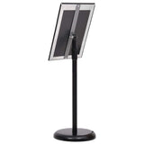Poster Stands 2 pcs Black 45 x 33 x 88 cm Aluminium alloy - Close-Up Angle