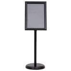 Poster Stands 2 pcs Black 45 x 32.7 x 108 cm Aluminium