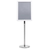 Poster Stands 2 pcs Silver 45 x 32.7 x 108 cm Aluminium