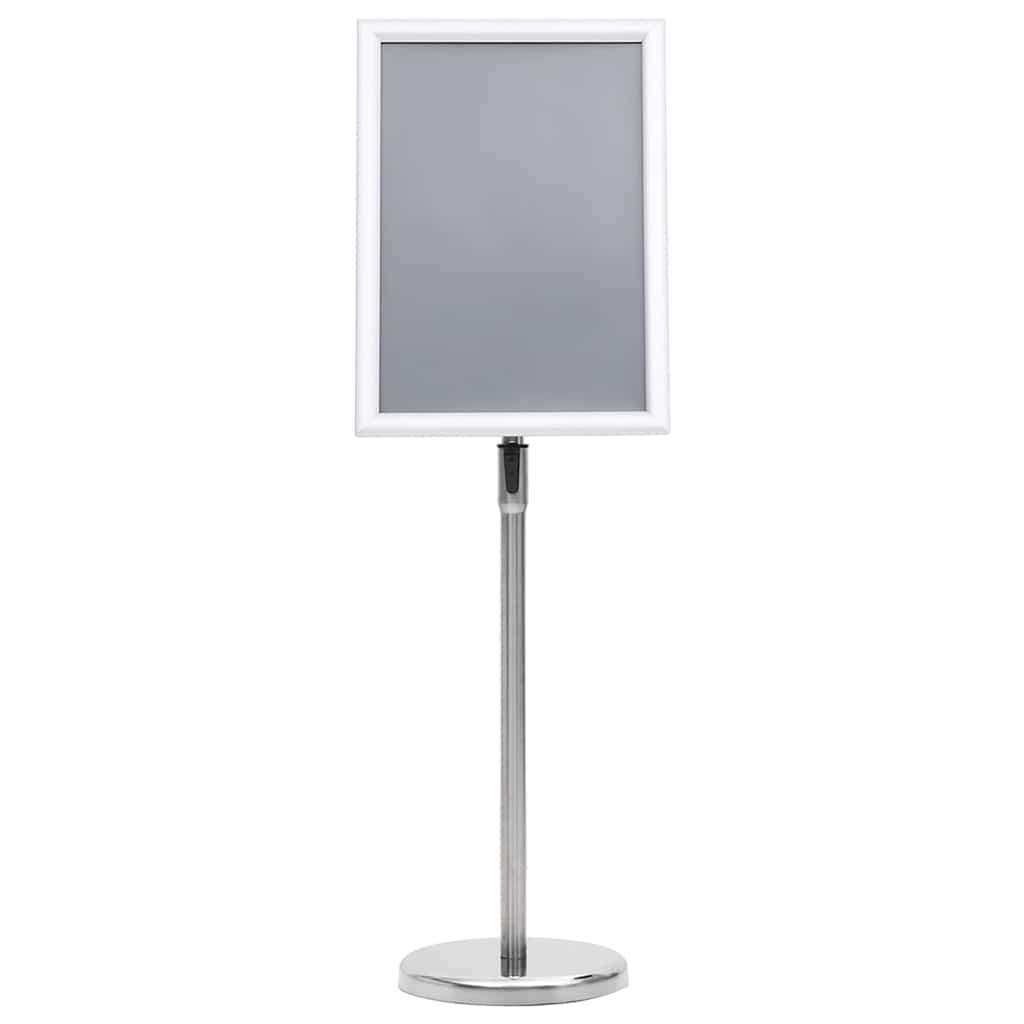 Poster Stands 2 pcs Silver 45 x 33 x 88 cm Aluminium alloy