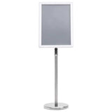 Poster Stands 2 pcs Silver 45 x 33 x 88 cm Aluminium alloy - Front View