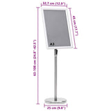 Poster Stands 2 pcs Silver 45 x 33 x 88 cm Aluminium alloy - Extra Image