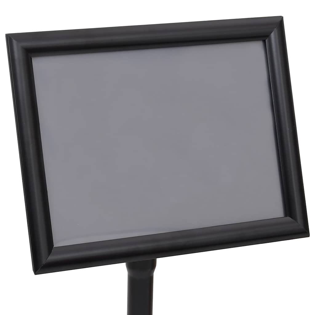 Poster Stands 2 pcs Black 45 x 32.7 x 108 cm Aluminium