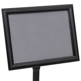 Poster Stands 2 pcs Black 45 x 32.7 x 108 cm Aluminium