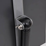 Poster Stands 2 pcs Black 45 x 32.7 x 108 cm Aluminium