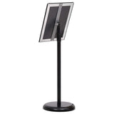 Poster Stands 2 pcs Black 45 x 32.7 x 108 cm Aluminium