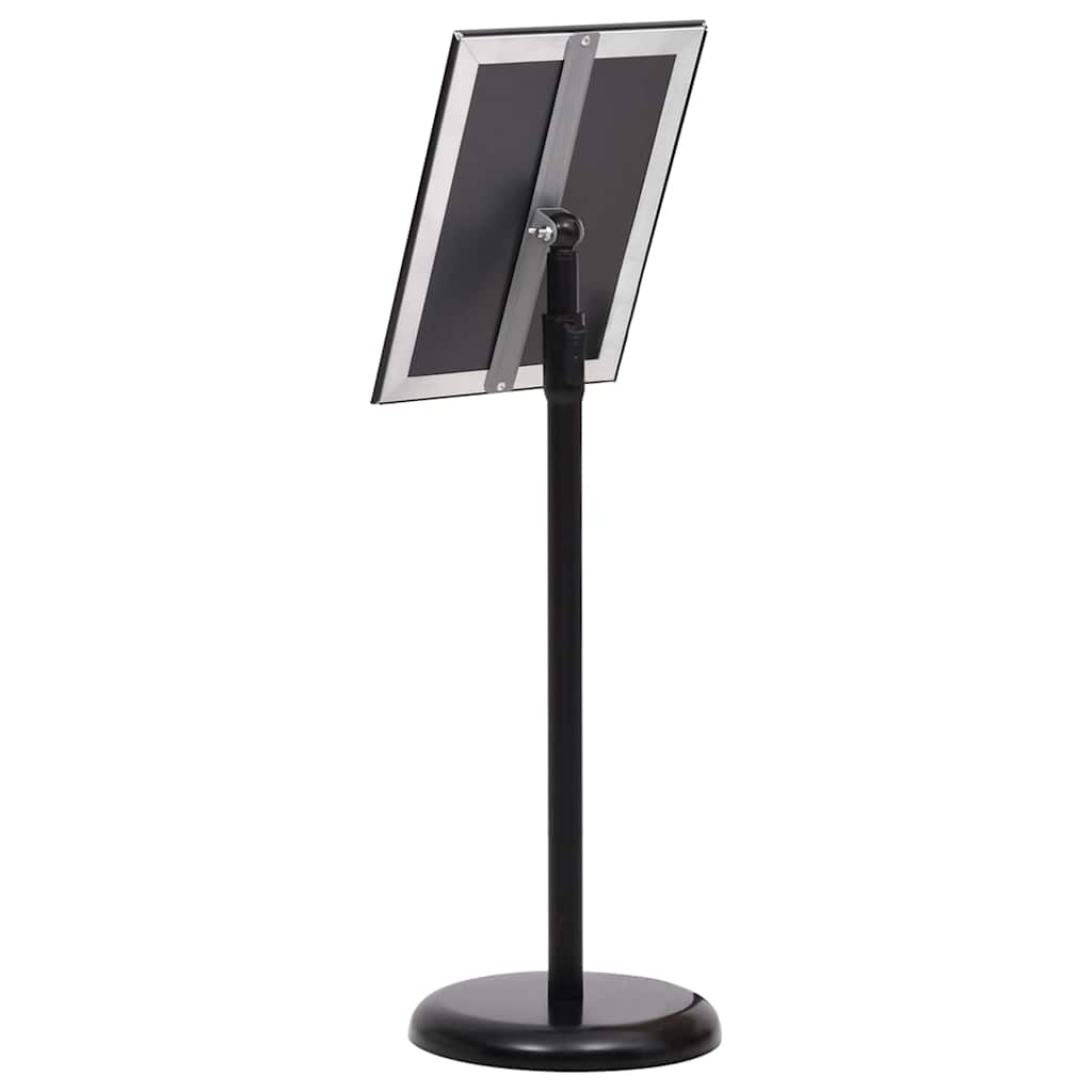 Poster Stands 2 pcs Black 32.5 x 24 x 78 cm Aluminium alloy