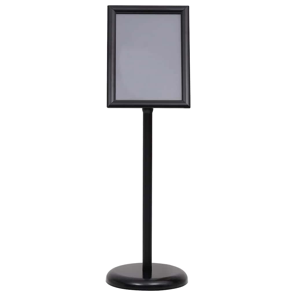 Poster Stands 2 pcs Black 45 x 32.7 x 108 cm Aluminium