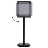 Poster Stands 2 pcs Black 45 x 32.7 x 108 cm Aluminium