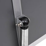Poster Stands 2 pcs Silver 32.7 x 24 x 108 cm Aluminium
